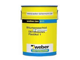 Zdjęcie produktu: weber.tec 911 - Plastikol 1 czarny Bitumiczna masa dekarska WEBER