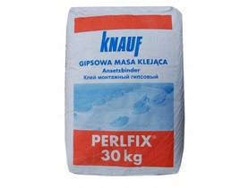 Zdjęcie produktu: Knauf Perlfix T Klej Gipsowy Klej gipsowy PERLFIX T Knauf op.25kg PAL. 40