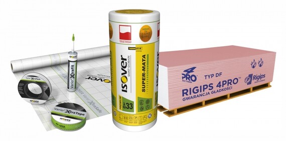 Artykuł: Jak ocieplić poddasze? Isover RIGIPS GKF