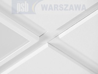 Zdjęcie: Ecophon Focus™ płyta sufitowa biała, czarna, wszystkie krawędzie