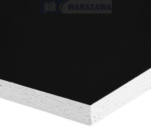 Zdjęcie: Ecophon Focus™ płyta sufitowa biała, czarna, wszystkie krawędzie