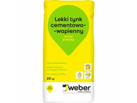 Zdjęcie: Tynk cementowo-wapienny weber IP 18 weber TP541 weber IP INTER PLUS  TP571 Zaprawa tynkarska.