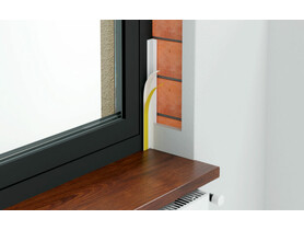 Zdjęcie: Listwa BP12 MINI U listwa przyokienna z uszczelką 6/3 dylatacyjna