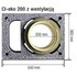 Miniatura zdjęcia: Komin Icopal Wulkan CL - eco 160 mm z wentylacją - 1m zwiększenia wysokości