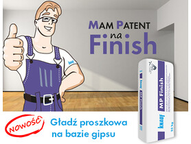 Zdjęcie: KNAUF gips szpachlowy G-K Finish opk. 25kg (pal = 48)