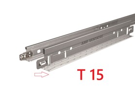 Zdjęcie produktu: KCS profil poprzeczny długi 15x38 dł.1,2m VENTATEC Click-SG op.60szt nr.250767