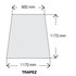 Miniatura zdjęcia: Trapezoid (trapez) Optima Canopy CS5445 Armstrong