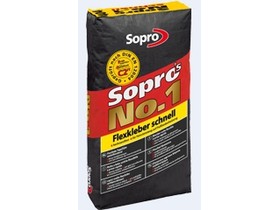 Zdjęcie produktu: Sopro No.1  (404) Wysokoelastyczna zaprawa klejowa szybkowiążąca Flexkleber schnell  - op. 25 kg