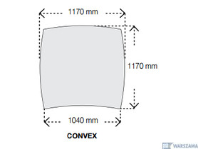 Zdjęcie produktu: Convex (boki wypukłe) OPTIMA CANOPY CS 5441 Armstrong