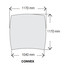 Miniatura zdjęcia: Convex (boki wypukłe) OPTIMA CANOPY CS 5441 Armstrong
