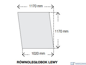 Zdjęcie produktu: Left Parallelogram (lewy równoległobok) Optima Canopy  CS5446 Armstrong