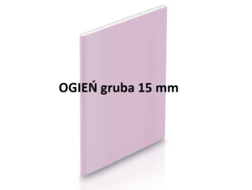 Zdjęcie: Knauf płyta gipsowo-kartonowa ogniochronna GKF 15 mm  karton gips 2m