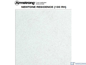 Zdjęcie produktu: NEWTONE RESIDENCE (100 RH) 600x600x6 Armstrong do pomieszczeń mokrych