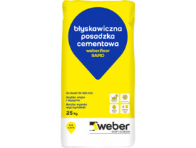 Zdjęcie: weber.floor BASE RAPID Błyskawiczna posadzka cementowa 10 - 100 mm, jastrych, do układania ręcznego, CT-C30-F5