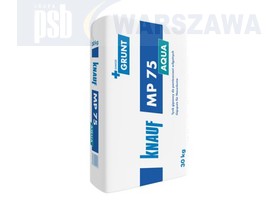 Zdjęcie produktu: Knauf MP75 AQUA Maszynowy tynk gipsowy o niskiej absorbcji wody Knauf  30 kg