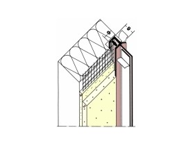 Zdjęcie produktu: Profile Protektor (nr 3721, 37909,) listwa przyokienna PVC 9x9 mm, z siatką