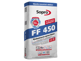 Zdjęcie: SOPRO FF wysokoelastyczna zaprawa klejowa 450 22,5kg